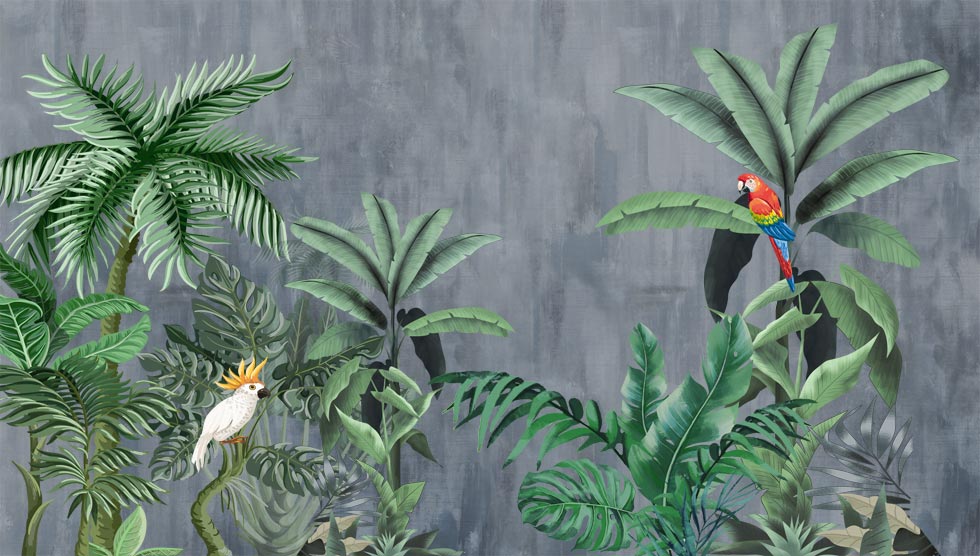 A064818-现代设计-热带雨林 西洋画美式-热带雨林