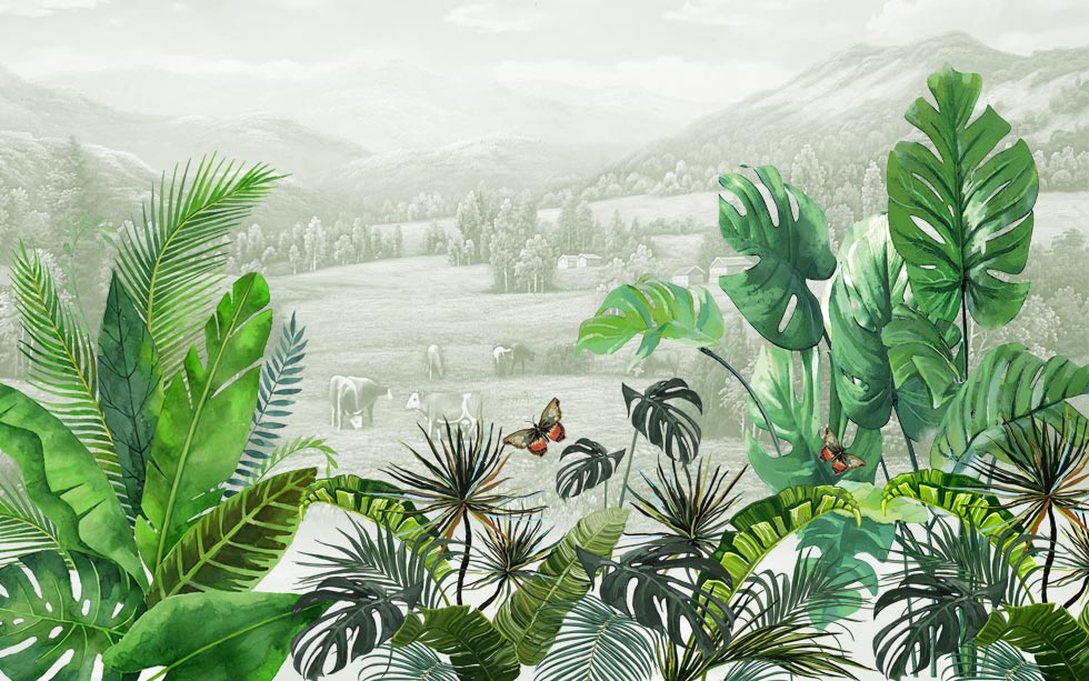 A064821-现代设计-热带雨林 西洋画美式-热带雨林