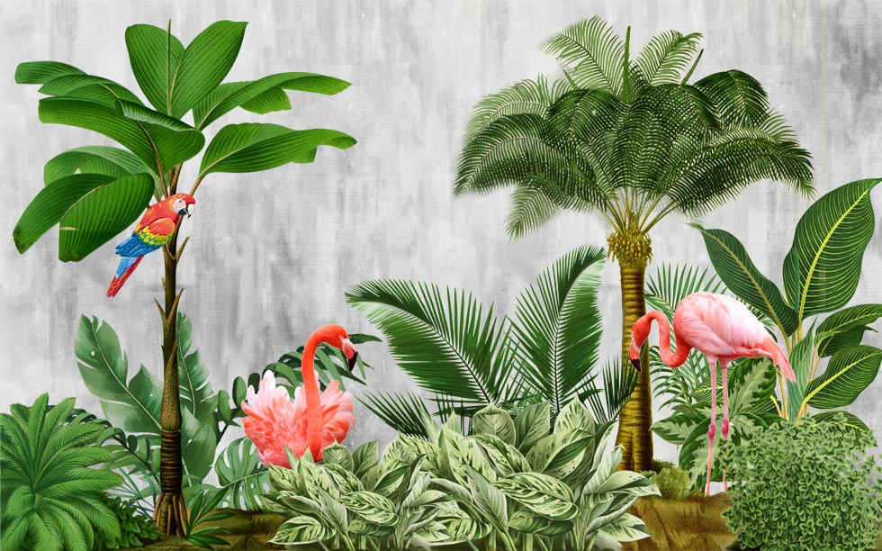 A064823-现代设计-热带雨林 西洋画美式-热带雨林