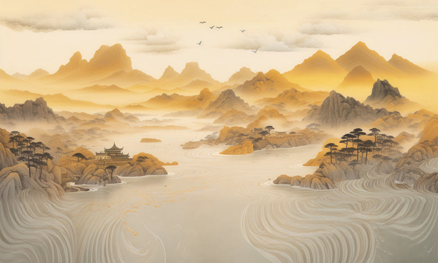 A068070标清中式意境山水