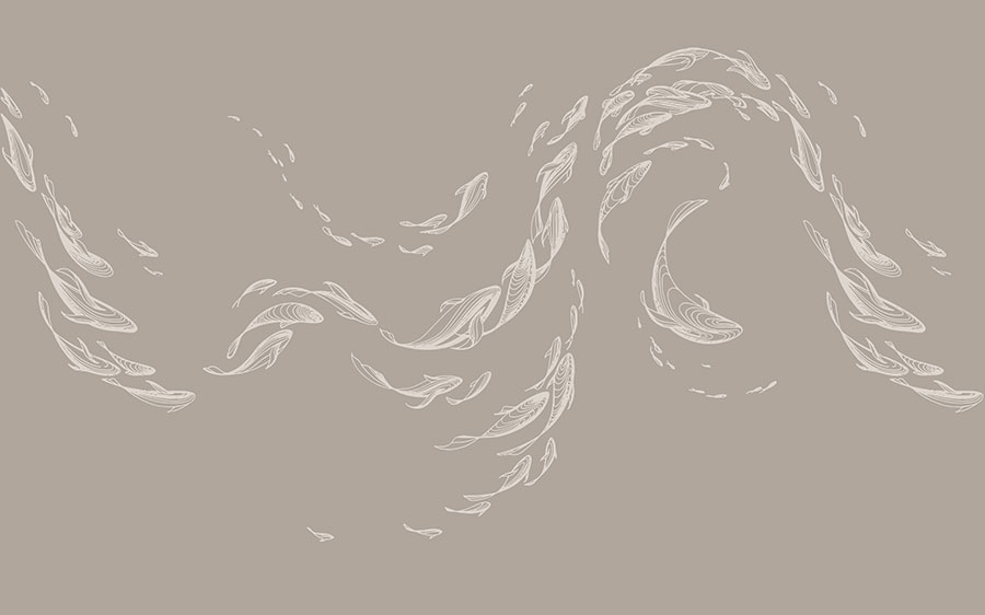 A068142高清-分层-现代简约鱼群