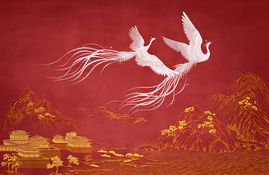 A068240高清源文件新中式飞鹤