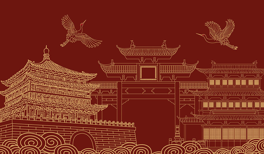 A068381高清阁楼红色分层