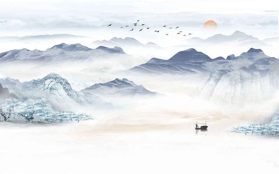 A068394高清中式意境山水
