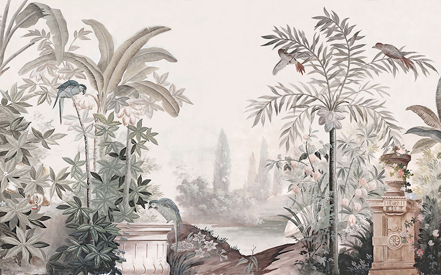 A068414高清北欧花鸟