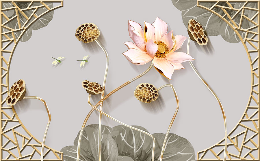 A068413高清现代荷花